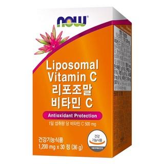 나우푸드 리포조말 비타민C 30p, 36g, 1개 상품 이미지