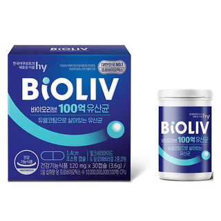 한국야쿠르트 에치와이 바이오리브 100억 유산균 3.6g 상품 이미지