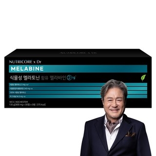 뉴트리코어 식물성 멜라토닌 함유 멜라바인, 150정, 1개 상세 이미지