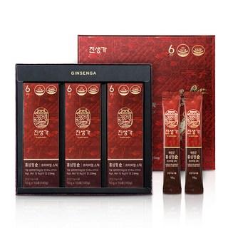 진생가 홍삼정 순 프리미엄 스틱 + 쇼핑백, 300g, 1박스 상품 이미지