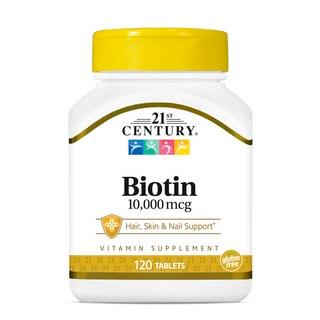 21세기센트리 비오틴 10000mcg 타블렛, 120정, 1개 상품 이미지