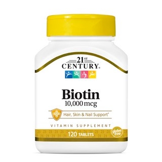 21세기센트리 비오틴 10000mcg 타블렛, 120정, 1개 상세 이미지