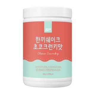 SP스포츠 한끼쉐이크 초코크런치맛, 500g, 1개 상세 이미지