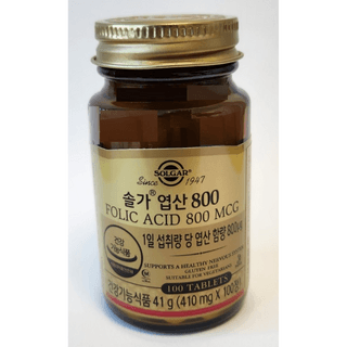솔가 엽산 800, 100정, 3개 상세 이미지