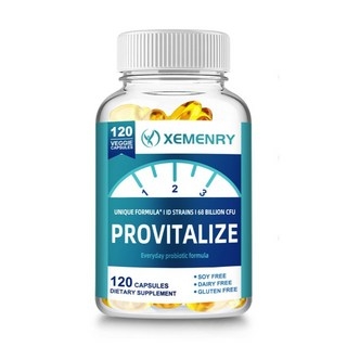 프로바이오틱스 68억 CFU와 우수한 성분의 건강 캡슐 프로바이오틱스 블렌드 우르커민 모링가 커리 리프 소화 건강 지원 면역력 강화 전신 밸런스 조절, 60정, 1개 상세 이미지