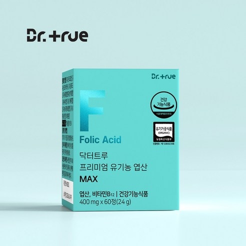 닥터트루 프리미엄 유기농 엽산 800 , 60정 상세 이미지