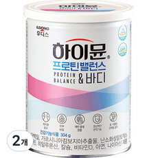 일동후디스 하이뮨 프로틴 밸런스 앤 바디 캔, 304g, 2개 상세 이미지