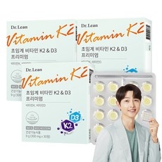 닥터린 초임계 비타민K2 & D3 프리미엄, 30정, 3개 상세 이미지