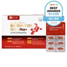 종근당 철분 엽산 비타민D 플러스, 60정, 1개 상품 이미지