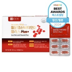 종근당 철분 엽산 비타민D 플러스, 60정, 1개 상세 이미지