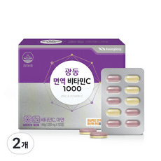 광동 면역 비타민C 1000, 120정, 2개 상품 이미지