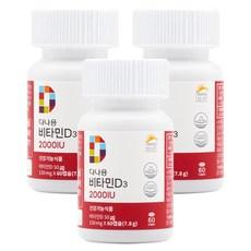 다나음 비타민D3 2000IU, 60정, 3개 이미지