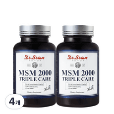 닥터브라이언 MSM 2000 트리플케어, 120정, 162g, 4개 상품 이미지