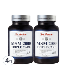 닥터브라이언 MSM 2000 트리플케어, 120정, 162g, 4개 상세 이미지