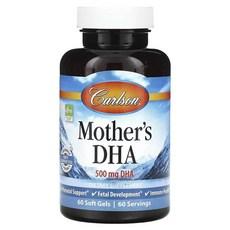 칼슨 슈퍼 DHA 젬스 500mg, 1개, 60정 이미지