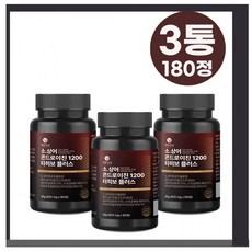 콘드레이친 1200 콘드로이친 소유래콘드로이친 180정 대한건강 콘도로이친 소연골 3통 뉴질랜드, 60정, 3개