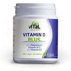 MAG365 Magnesium - Your Everyday Mag365 비건 비타민 D3 플러스 마그네슘 함유 B12 K2 고효능 식품 기반 면역 지원 성인 및 아동용 뼈, MAG365 Magnesium - Your Everyd, 1개, 60정 이미지