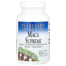 Planetary Herbals Maca Supreme™ 1200mg 캡슐 100정(캡슐 1정당 600mg), Planetary Herbals Maca Supr..., 1개, 100정