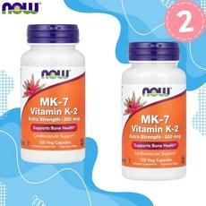 나우푸드 비타민 K2 메나퀴논 MK7 300mcg 120정 엑스트라 스트렝스 2개 상품 이미지