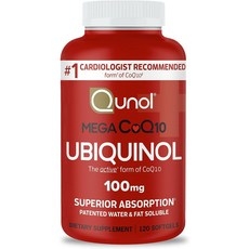 Qunol 메가 코큐텐 Mega CoQ10 100 mg 120정, 1개 상세 이미지