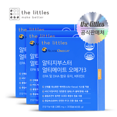 더리틀스 알티지부스터 얼티메이트 EPA DHA 알티지 오메가3 rTG 30캡슐 3박스, 30정, 3개 상세 이미지