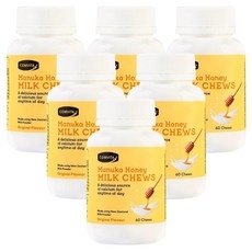 콤비타(Comvita) 콤비타 마누카꿀 밀크 츄어블 (칼슘) 60정 X 6개, 360정, 1세트 상세 이미지