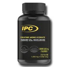 IPC 크레아틴 모노하이드레이트 유럽 특허 획득 식약처 기능성 인정 1000mg x 120, 1개, 120정 상품 이미지