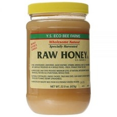 YS Eco Bee Farms Raw Honey - 22 oz (Pack of 6) YS Eco Bee Farms 생꿀 22온스(6팩), 623g, 6개 상세 이미지