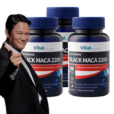 풀모닝 블랙마카 2200mg, 3개, 120정 이미지