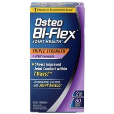 OSTEO BI-FLEX 오스테오 바이플렉스 조인트 헬스 트리플 액션 MSM 포뮬러 태블릿 80정, OSTEO BI-FLEX 오스테오 바이플렉스 조인트 헬, 1개 상세 이미지