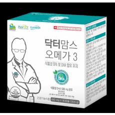 닥터맘스 퍼스트맘 오메가3 식물성 rtg 알티지 오메가스리 임산부 영양제, 1개, 90정 이미지