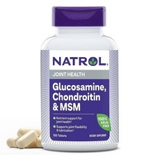 Natrol 글루코사민 콘드로이틴 및 MSM 정제 150개, 1개, 150정 상세 이미지
