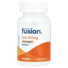Bariatric Fusion 철분 플러스 비타민C 캡슐 60정, BariatricFusion철분플러스비타민C캡슐60정 상품 이미지