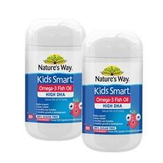 네이처스웨이 키즈 스마트 오메가3 츄어블 딸기 Nature's Way 뉴질랜드 kid smart OMEGA3 FISH OIL HIGH DHA, 2개, 50정 이미지