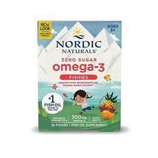 노르딕내츄럴스 노르딕 오메가3 Fishies Tutti Frutti - 36 피쉬 - 300 mg EPA 및 DHA 함유 총 오메가-3 - 건강한 뇌 기분 시각 및 면역 체계 -, 1개 이미지