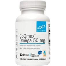 XYMOGEN CoQmax Omega 50 mg - CoQ10 + Fish Oil Omega 3 Supplement - Dual-Action Heart Health Suppor, 120 Count (Pack of 1) 상품 이미지