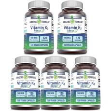 어메이징 뉴트리션 비타민 K2 100mcg 캡슐, 알약/캡슐, 5개, 120정 상품 이미지