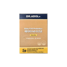 닥터아돌 베이비 FeD 유아 아기유산균 프로바이오틱스, 30회분, 1개 상품 이미지