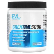 EVLution Nutrition 크레아틴5000 무맛 300g(10.58oz), 299g, 2개 상품 이미지