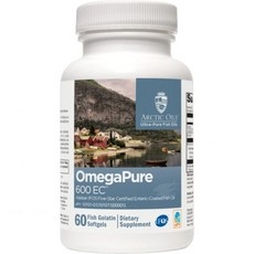 XYMOGEN OmegaPure 600 EC - International Fish Oil Standards IFOS Five-Star Certified Fish Oil - DH, 60 Count (Pack of 1) 상세 이미지