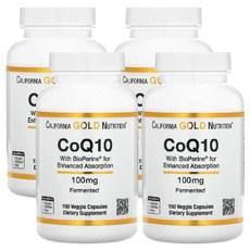 CGN 코엔자임 흑후추 피페린 CoQ10 Bioperine 100mg 150정 4개