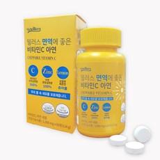 면역에좋은 비타민C아연 맛있는츄어블타입, 60정, 1개 상품 이미지