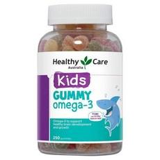 호주 헬시케어 Healthy Care Gummy Omega 3 어린이 오메가3 구미 츄어블, 6개, 250정 이미지