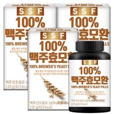 순수식품 100%맥주효모환, 120g, 3개 상품 이미지