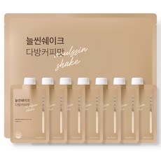 늘씬쉐이크 다방커피맛 단백질 쉐이크 파우치 50g 7포. 350g 1팩, 7개 상세 이미지