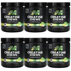 MuscleTech Creatine Chews Citrus Burst 머슬테크 크레아틴 츄스 시트러스 버스트, 6개, 90정