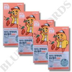 일동 마이니 면역쑥쑥 홍삼젤리 오렌지맛 15g x 30포 x 4박스 60일분, 4개 상품 이미지