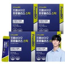 프롬바이오 프로폴리스 스틱 레몬맛 구강건강 이지멜팅분말 항균작용 식약처기능성인정, 30회분, 45g, 4박스 상품 이미지