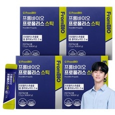 프롬바이오 프로폴리스 스틱 레몬맛 구강건강 이지멜팅분말 항균작용 식약처기능성인정, 30회분, 45g, 4박스 상세 이미지