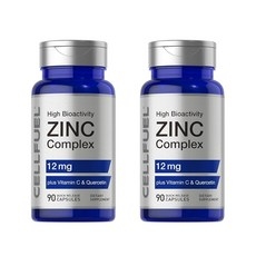 아연 12mg Complex 아연 효모 함유 비타민C 케르세틴 함유 고흡수 90알 CELLFUEL from NY. 90알 2 상세 이미지